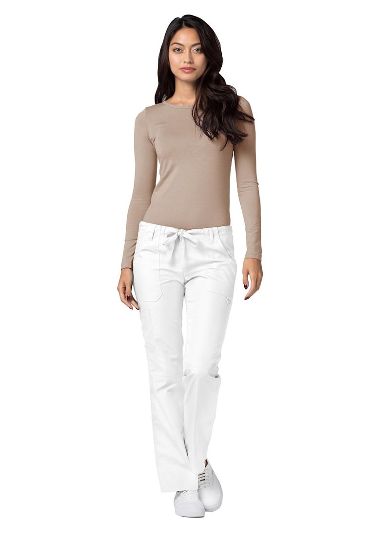 Adar Uniforms Underscrubs for Women - Long Sleeve Comfort Tee - 2900 - Khaki - L - Image 4